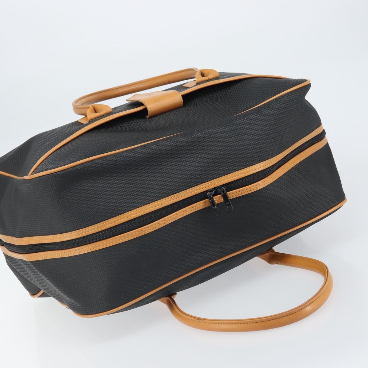 Saint Laurent Vintage Boston PVC Leather, BLACK, CANVAS, Travel bag
