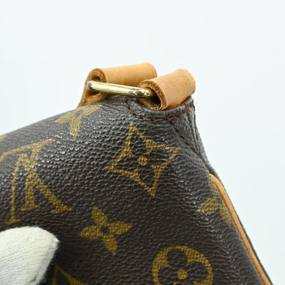 Louis Vuitton Musette Salsa Handbag Monogram Canvas, BROWN, CANVAS, Shoulder bag