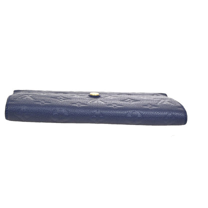 Louis Vuitton Virtuose Wallet Monogram Empreinte Leather, BLUE, LEATHER, Wallets