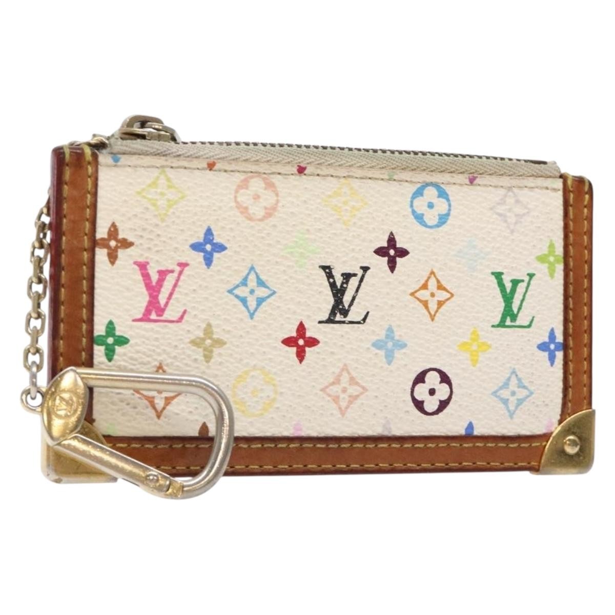 Louis Vuitton Pochette Clés Monogram Canvas, MULTICOLOUR, CANVAS, Wallets
