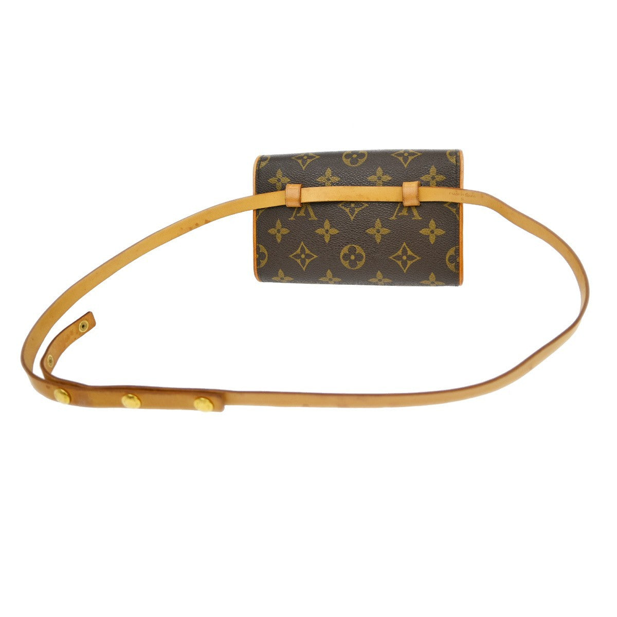 Louis Vuitton Florentine Waist Bag Monogram Canvas, Brown, Canvas, Clutch
