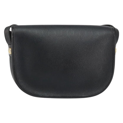Christian Dior Vintage Honeycomb Flap Crossbody Bag Canvas and Leather, BLACK, CANVAS, Shoulder bag