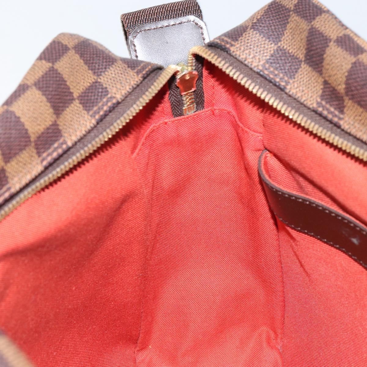 Louis Vuitton Naviglio Handbag Damier, BROWN, CANVAS, Shoulder bag