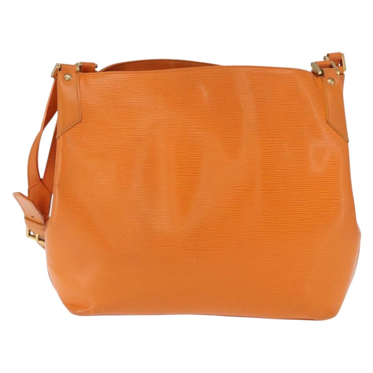 Louis Vuitton Mandara Handbag Epi Leather, ORANGE, LEATHER, Shoulder bag