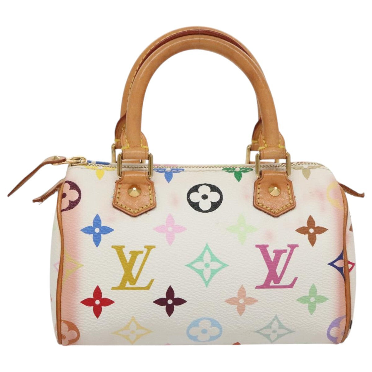 Louis Vuitton Speedy Mini HL Handbag Monogram Multicolor, MULTICOLOUR, CANVAS, Handbag