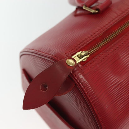 Louis Vuitton Speedy Handbag Epi Leather, RED, LEATHER, Handbag