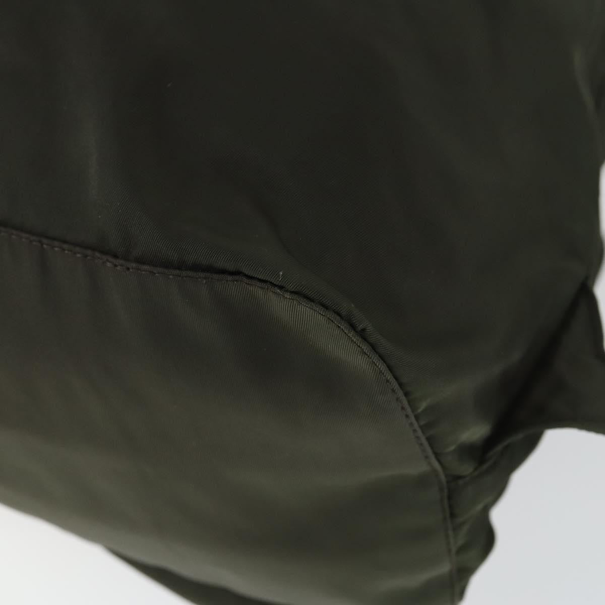 Prada Double Front Pocket Backpack Tessuto, KHAKI, NYLON, Backpack