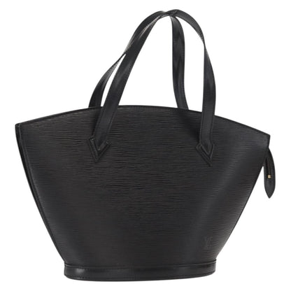 Louis Vuitton Saint Jacques Handbag Epi Leather, BLACK, LEATHER, Handbag