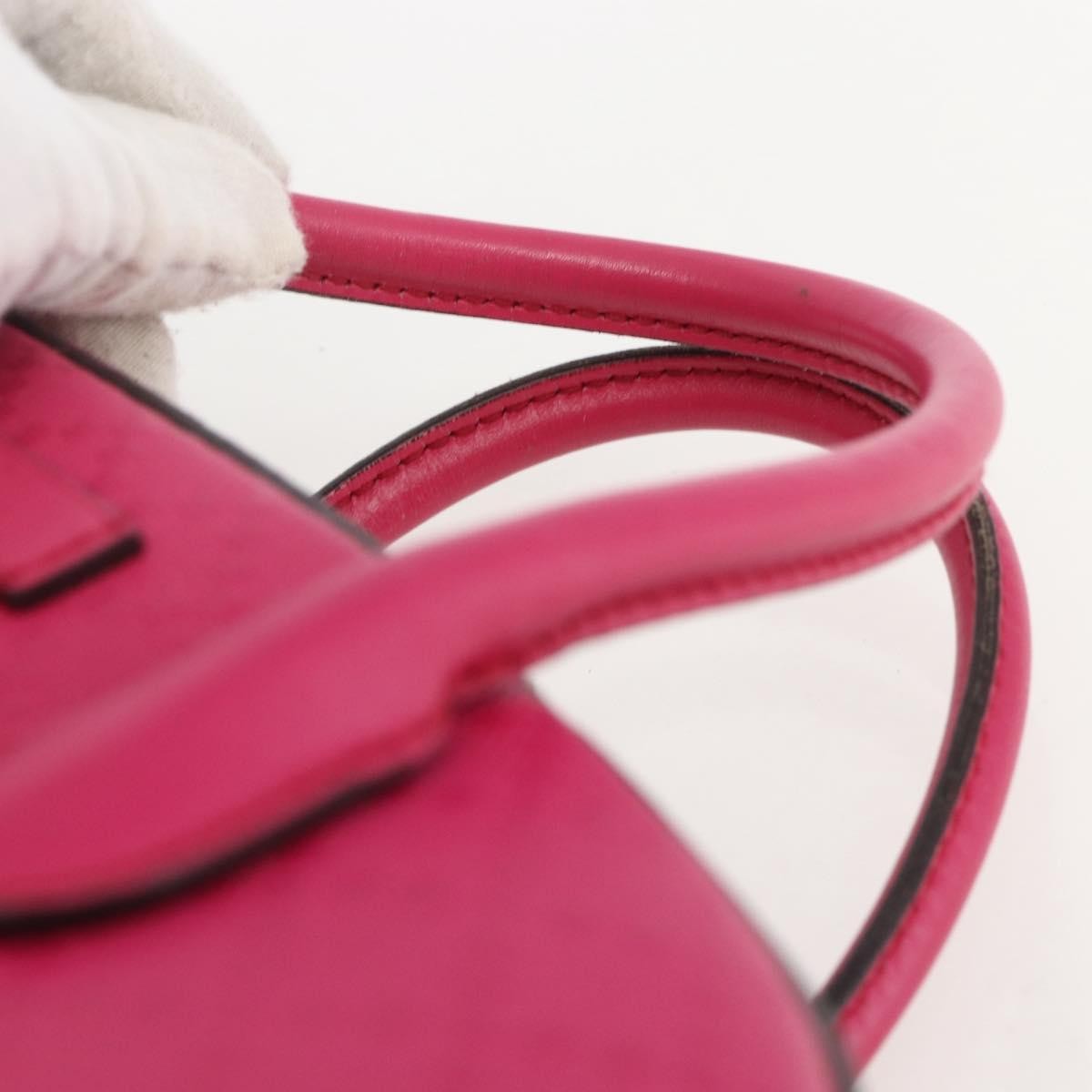 Gucci Bright Top Handle Bag Diamante Leather, PINK, LEATHER, Handbag