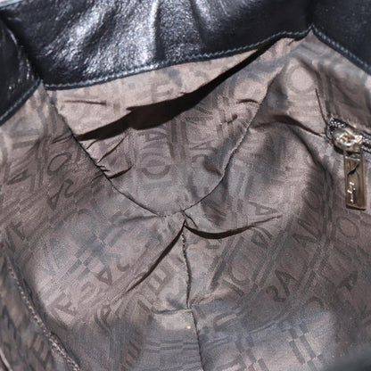 Salvatore Ferragamo Gancini Tote Patent leather, BLACK, PATENT_LEATHER, Tote bag