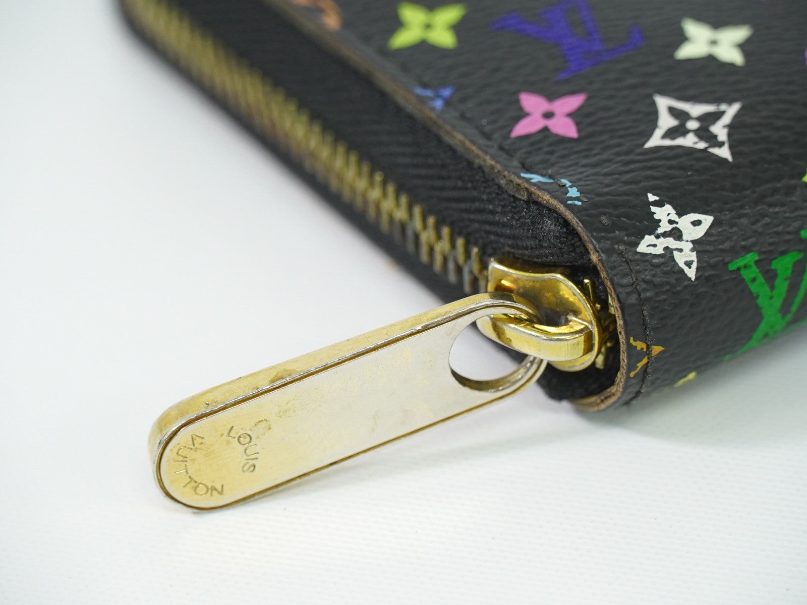 Louis Vuitton Zippy Wallet NM Monogram Multicolor Canvas, BLACK, CANVAS, Wallets