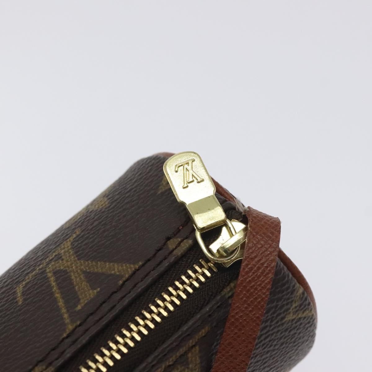 Louis Vuitton Papillon Pochette Monogram Canvas, BROWN, CANVAS, Handbag