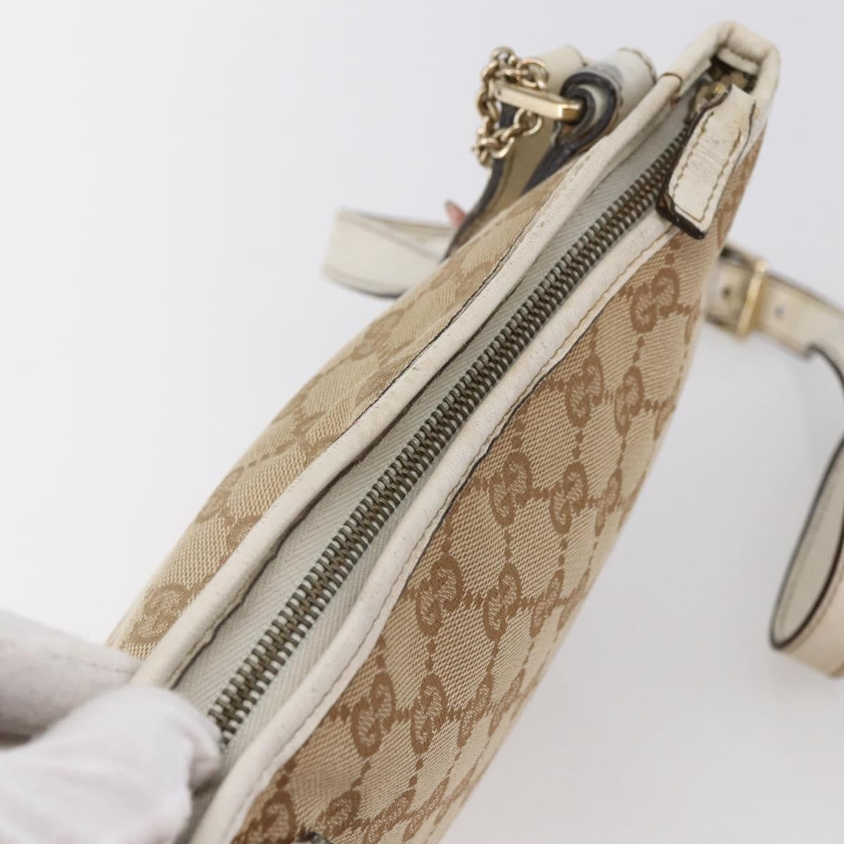 Gucci Jolicoeur Messenger Bag GG Canvas, BEIGE, CANVAS, Shoulder bag