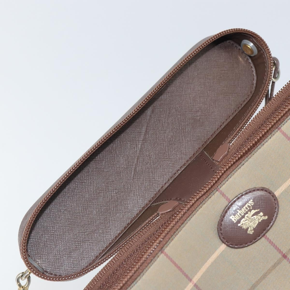 Burberry Nova check Shoulder bag Canvas, BEIGE, CANVAS, Shoulder bag
