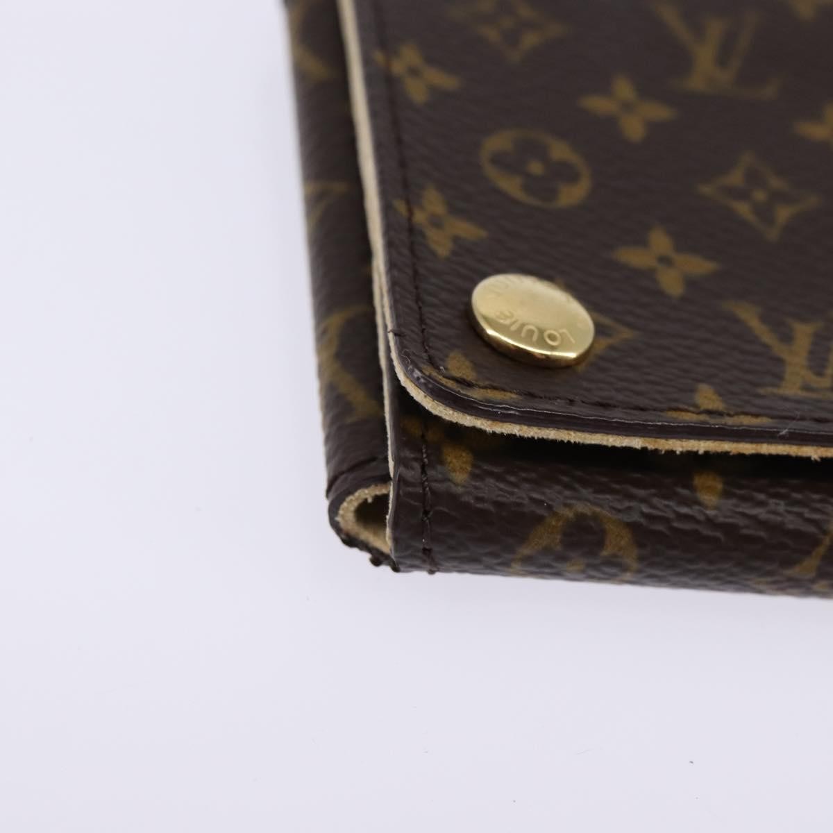 Louis Vuitton CASE JEWELRY BOX Canvas, BROWN, CANVAS, Wallets