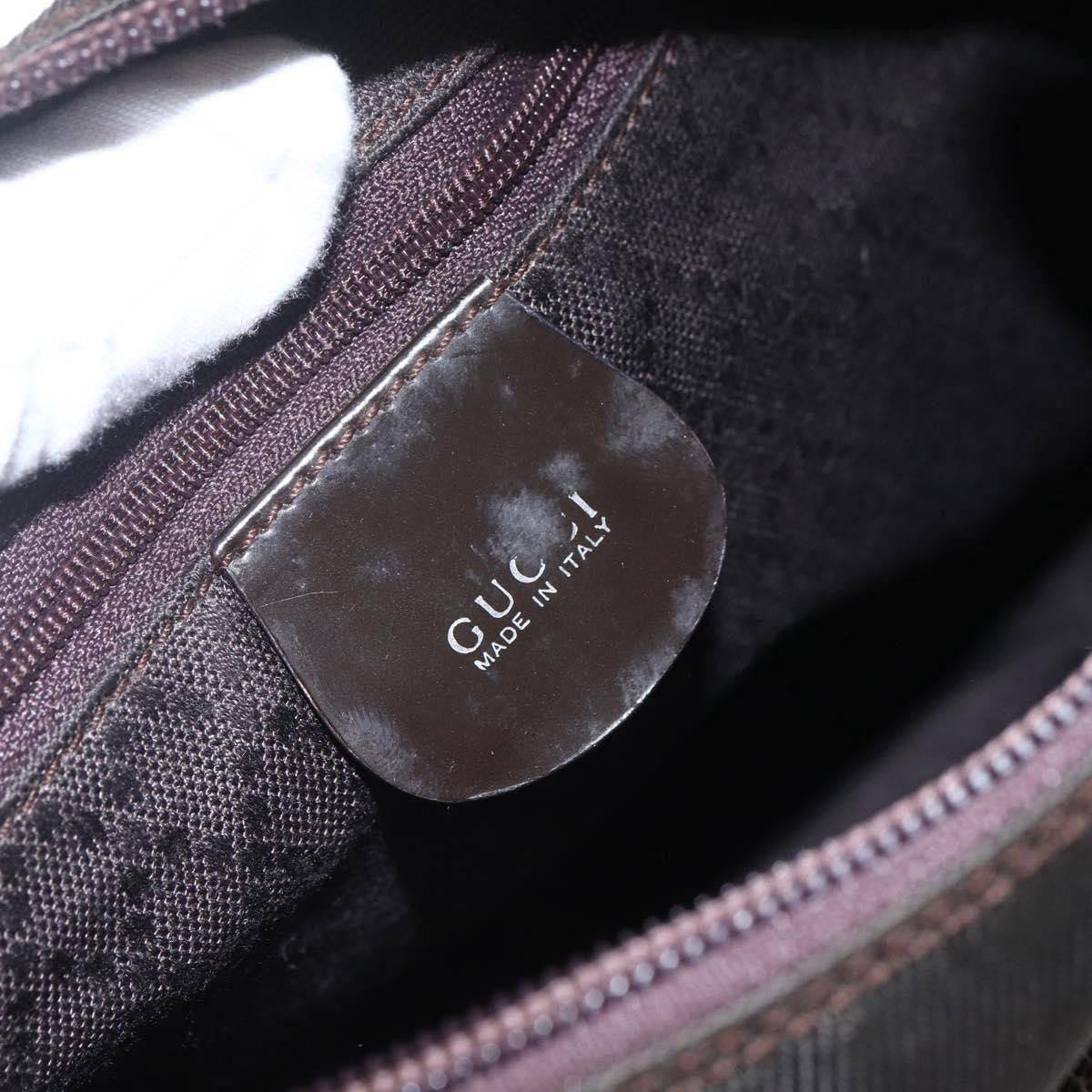 Gucci Vintage Handbag Nylon, BROWN, NYLON, Handbag