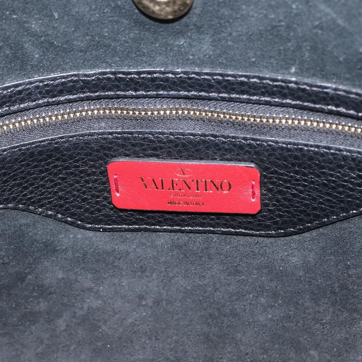 Valentino Garavani Rockstud Shopper Tote Leather, BLACK, LEATHER, Tote bag