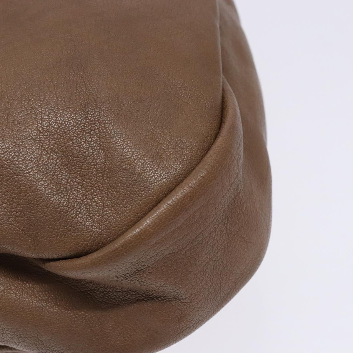 Salvatore Ferragamo Vintage Handbag Leather, BROWN, LEATHER, Handbag