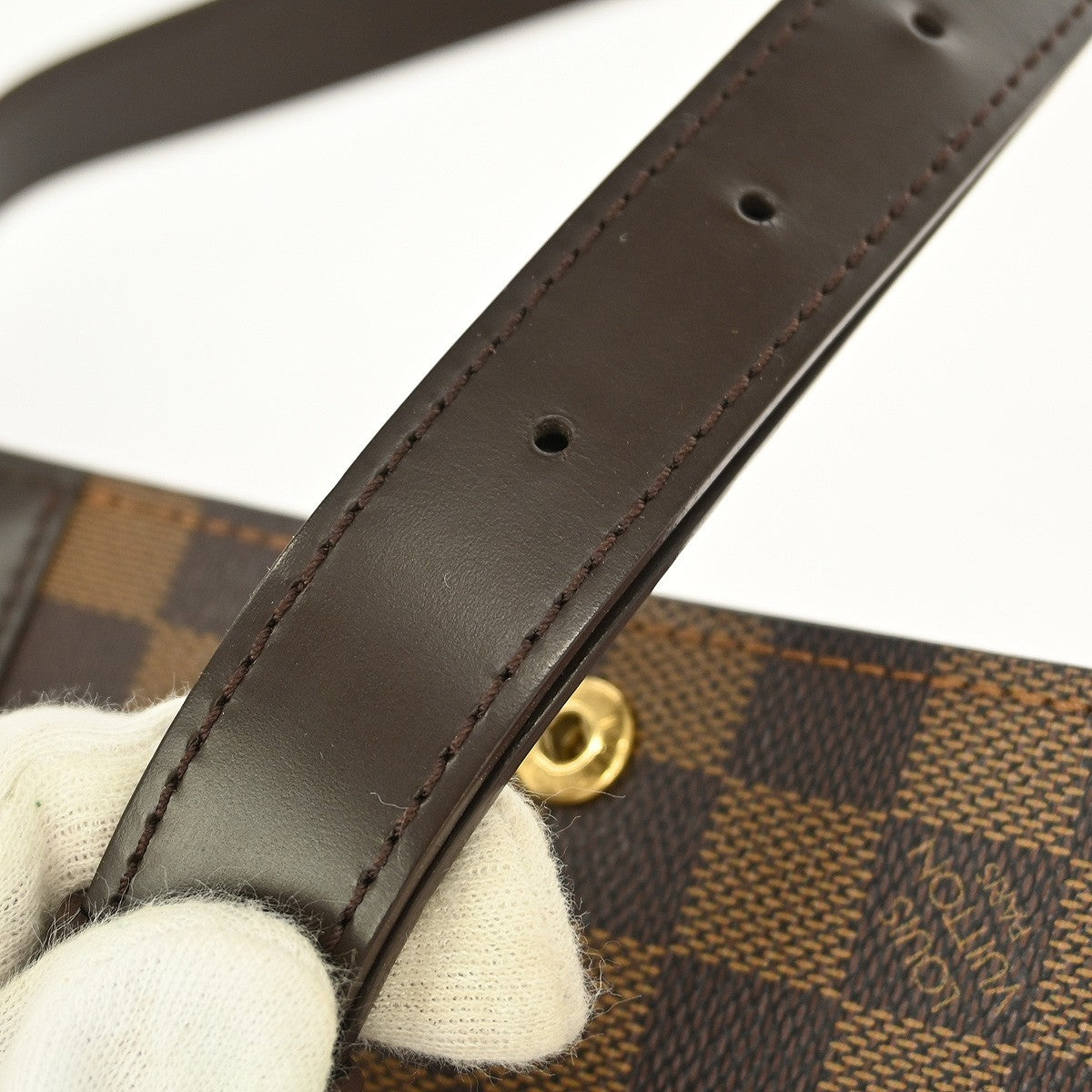 Louis Vuitton Portobello Messenger Damier, BROWN, CANVAS, Shoulder bag