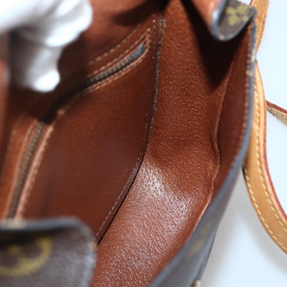 Louis Vuitton Saint Cloud Handbag Monogram Canvas, BROWN, CANVAS, Shoulder bag