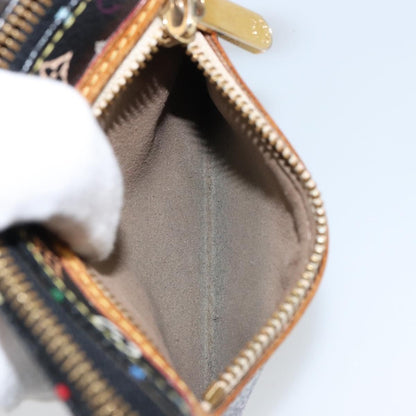 Louis Vuitton Pochette Accessoires Monogram Multicolor, BLACK, CANVAS, Clutche & pouche