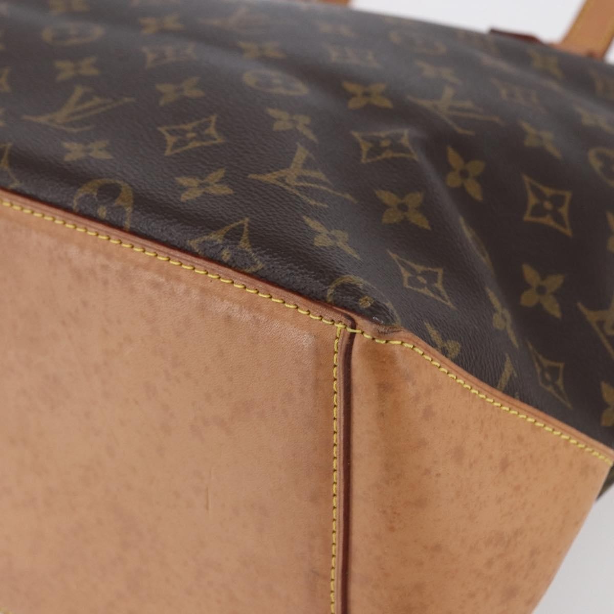 Louis Vuitton Cabas Mezzo Monogram Canvas, BROWN, CANVAS, Tote bag