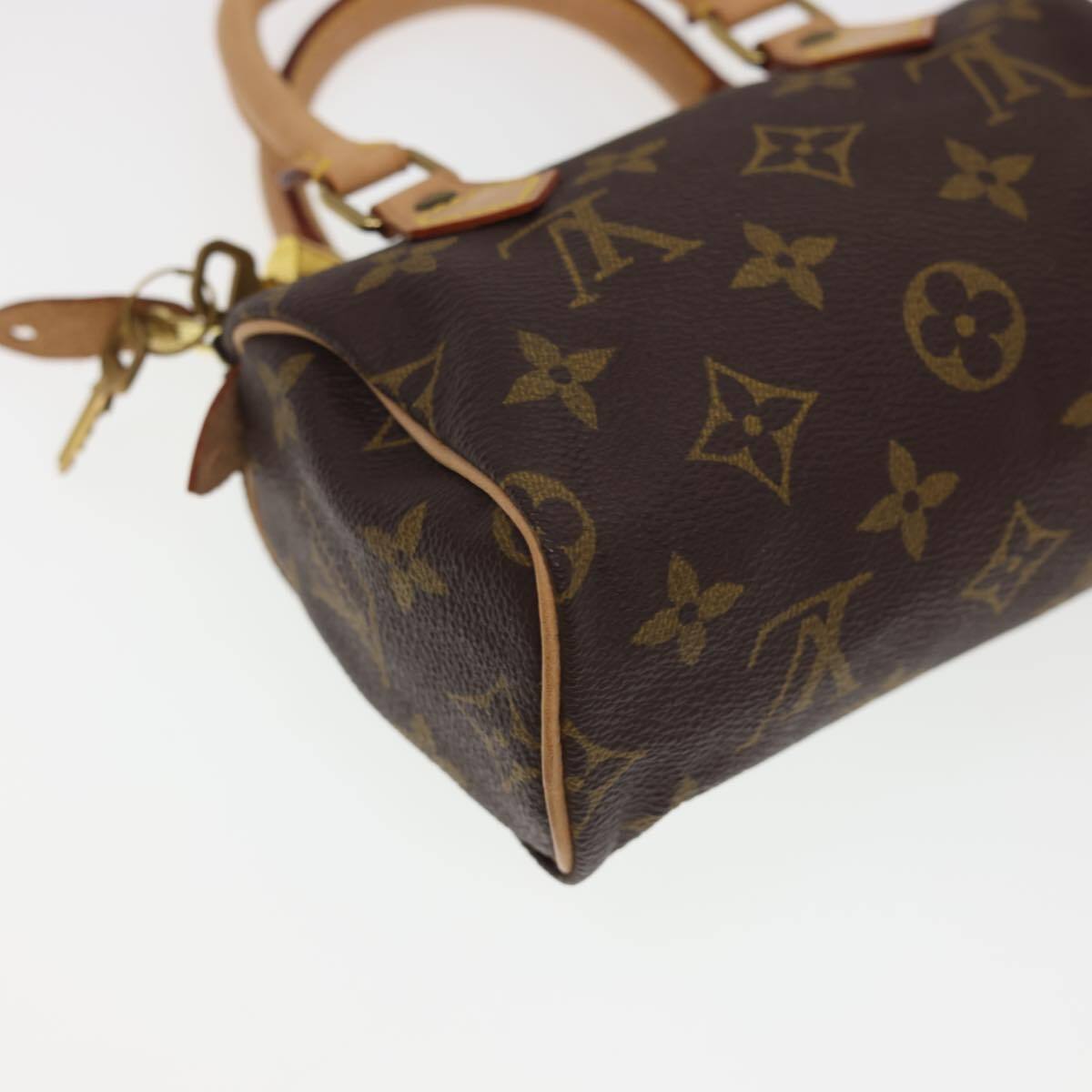 Louis Vuitton Speedy Mini HL Handbag Monogram Canvas, BROWN, CANVAS, Handbag