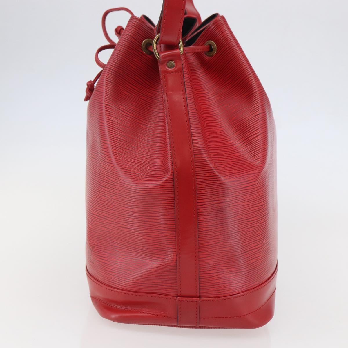 Louis Vuitton Noe Handbag Epi leather, RED, LEATHER, Shoulder bag