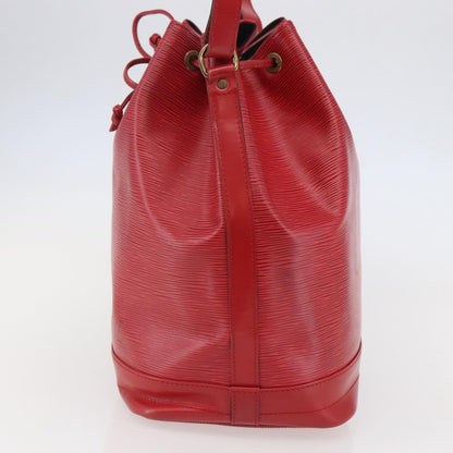 Louis Vuitton Noe Handbag Epi leather, RED, LEATHER, Shoulder bag