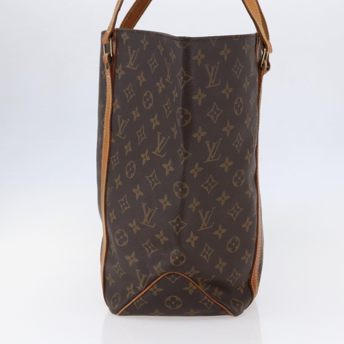 Louis Vuitton Shopping Sac Handbag Monogram Canvas, BROWN, CANVAS, Tote bag