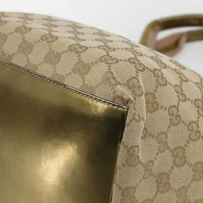 Gucci Web Zip Tote GG Canvas, Beige, Canvas, Tote Bag