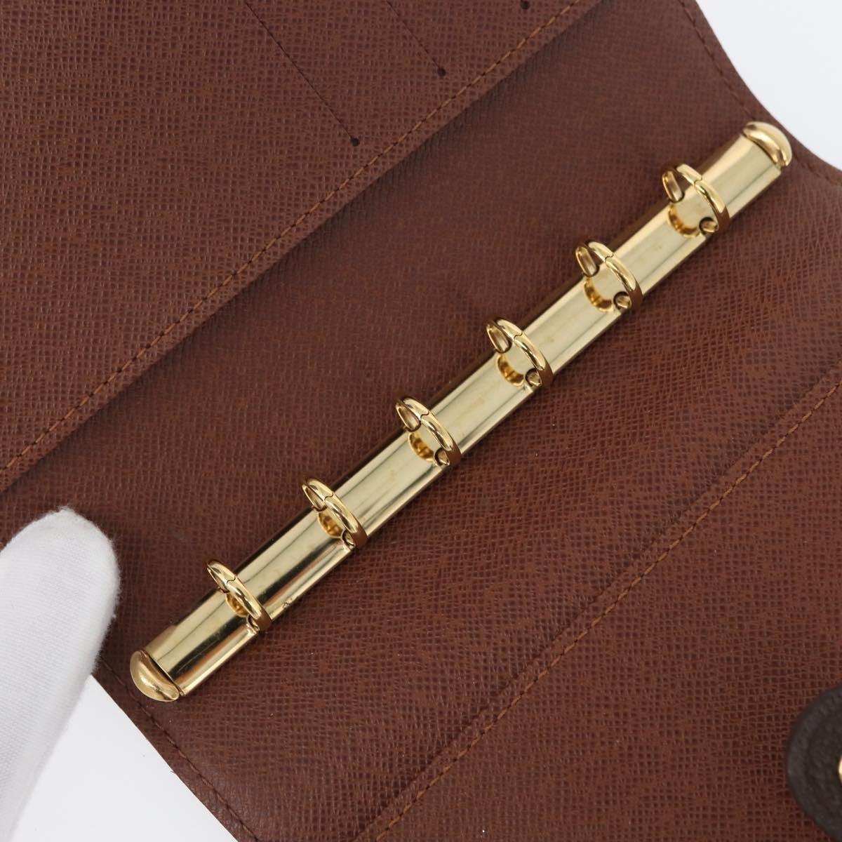 Louis Vuitton Agenda Cover Monogram Panda, Brown, Canvas, Wallet