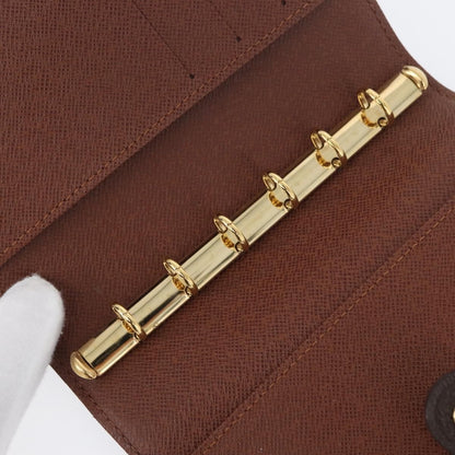 Louis Vuitton Agenda Cover Monogram Panda, Brown, Canvas, Wallet