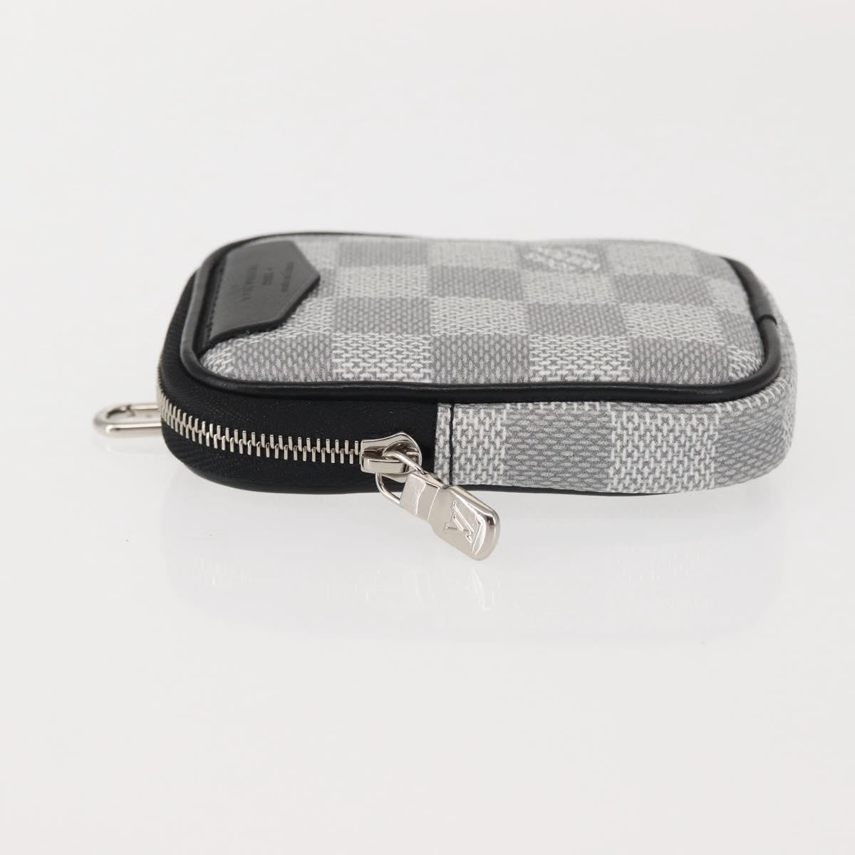 Louis Vuitton Modular Pouch Limited Edition Damier Graphite 3D, GRAY, CANVAS, Clutche & pouche