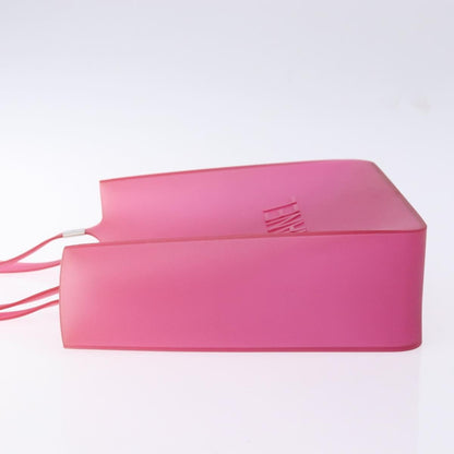 Chanel Logo Tote bag Rubber, PINK, RUBBER, Tote bag
