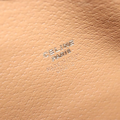 Celine Macadam Pochette Canvas and Leather, BROWN, CANVAS, Clutche & pouche