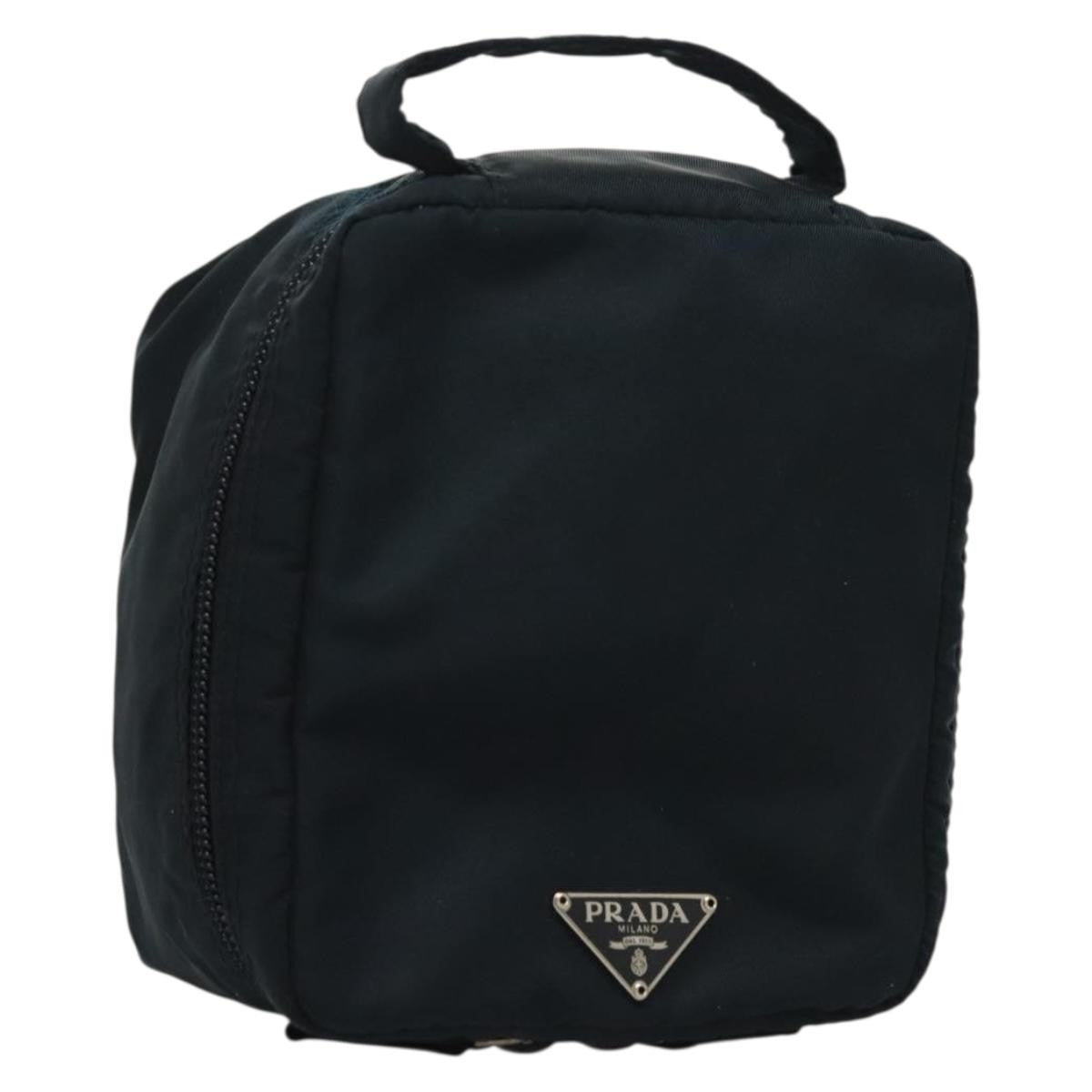 Prada Zip Around Toiletry Bag Tessuto, Navy, Nylon, Clutch