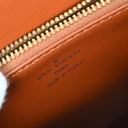 Louis Vuitton Malesherbes Handbag Epi Leather, BROWN, LEATHER, Handbag