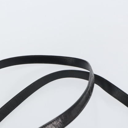 Prada Vintage Shoulder Bag Nylon and Leather, BLACK, NYLON, Shoulder bag