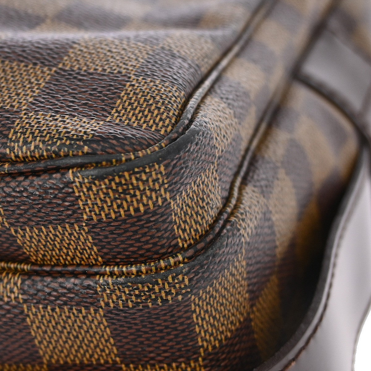 Louis Vuitton Naviglio Handbag Damier, BROWN, CANVAS, Shoulder bag