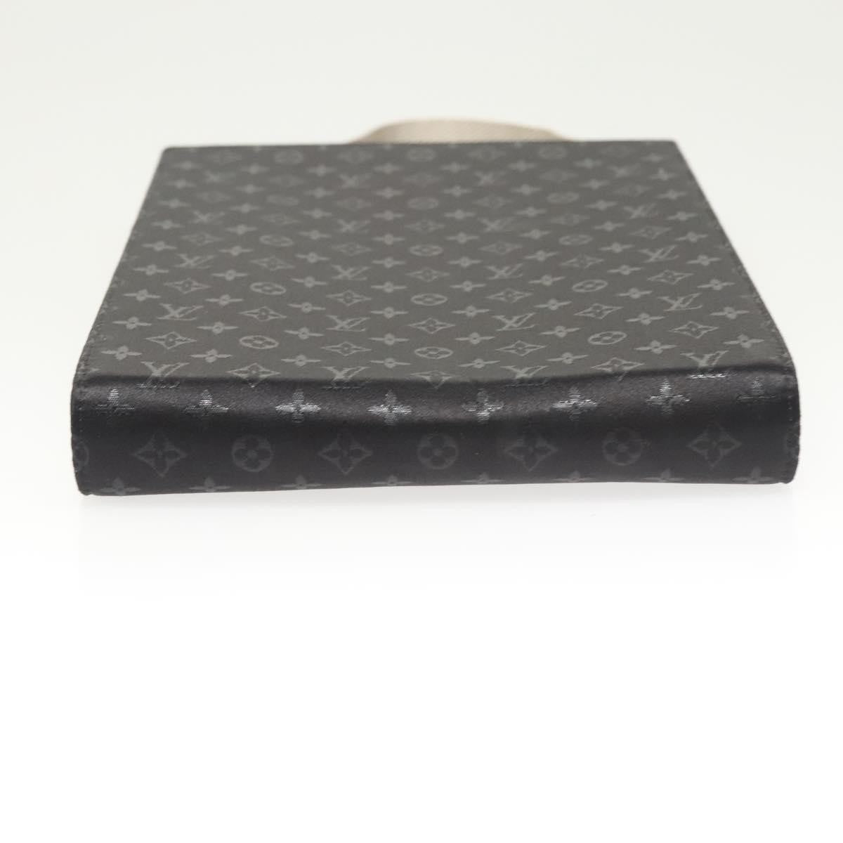 Louis Vuitton Saint Ange Handbag Monogram Satin, BLACK, SATIN, Handbag