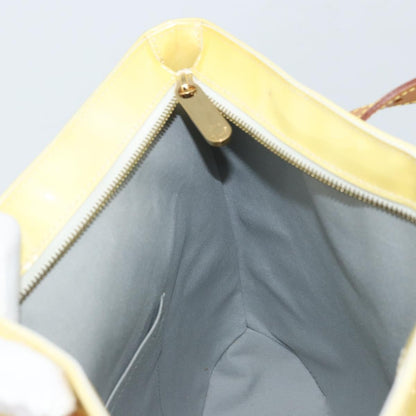 Louis Vuitton Brentwood Handbag Monogram Vernis, YELLOW, PATENT_LEATHER, Tote bag