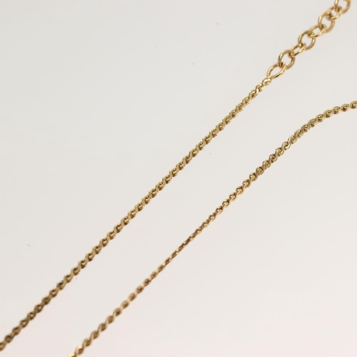 Christian Dior CD Pendant Necklace Metal, GOLD, METAL, Necklace
