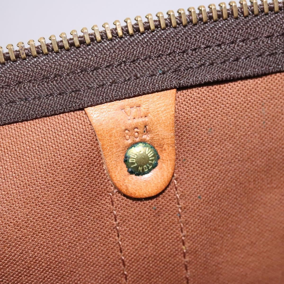 Louis Vuitton Keepall Bag Monogram Canvas, BROWN, CANVAS, Travel bag