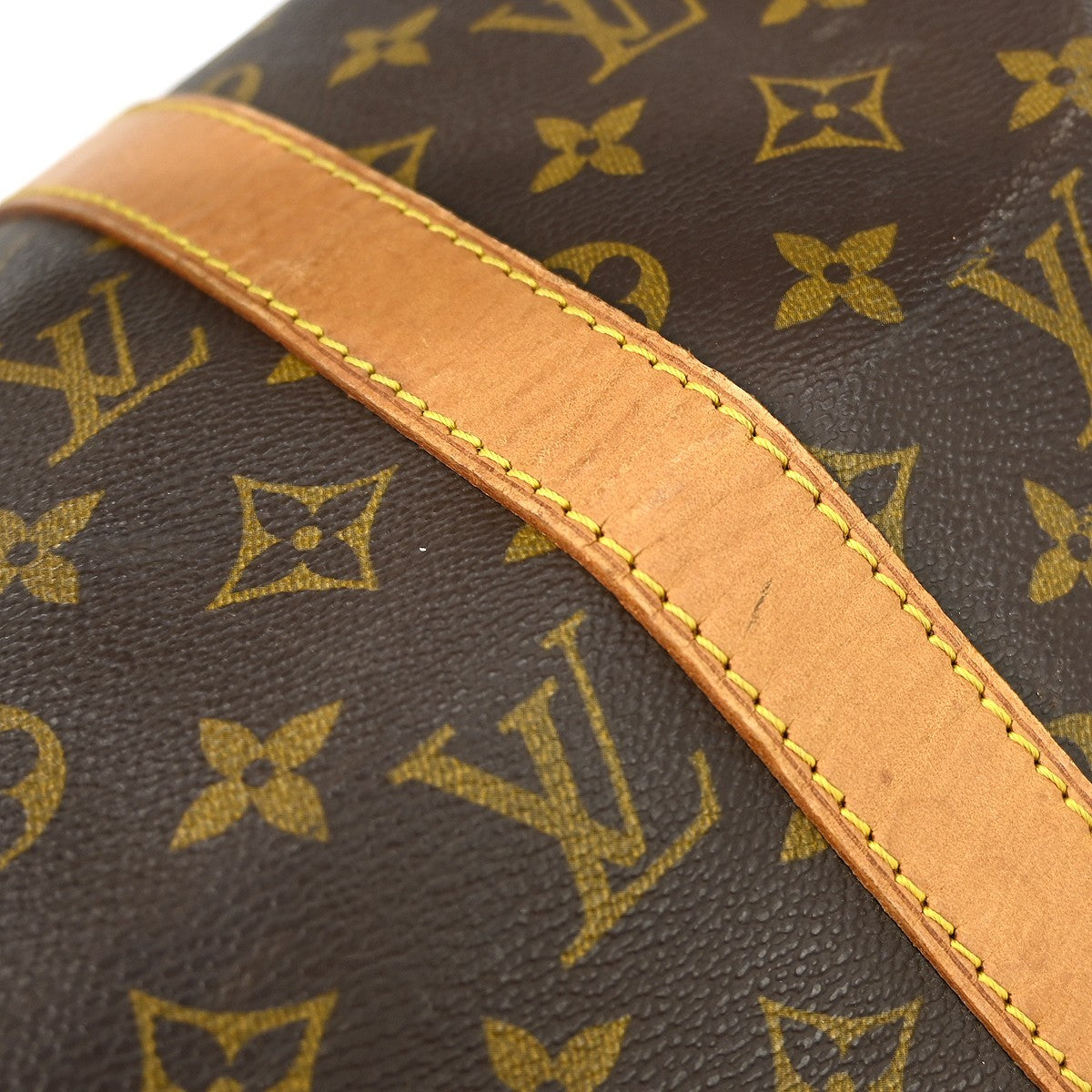 Louis Vuitton Keepall Bag Monogram Canvas, BROWN, CANVAS, Travel bag