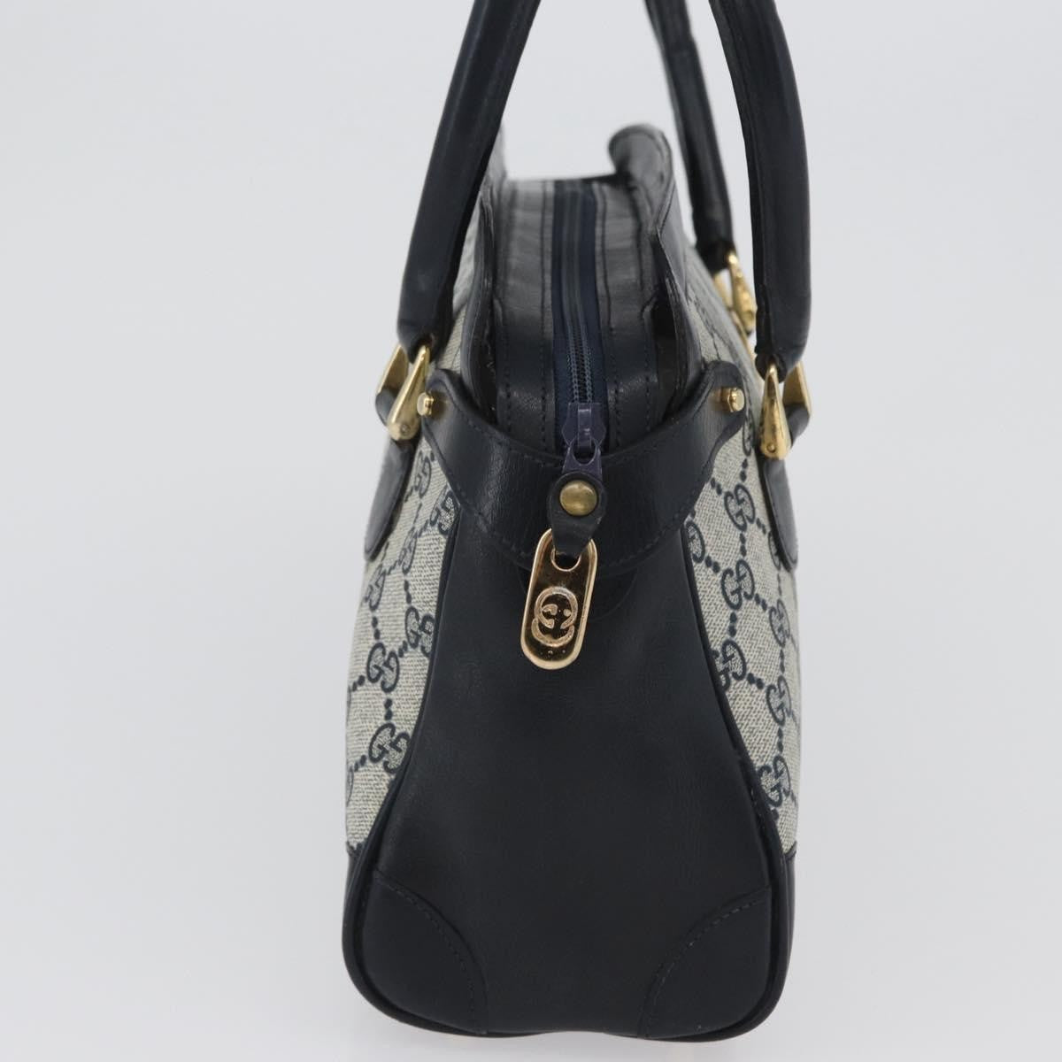 Gucci GG supreme handbag GG canvas, NAVY, PVC, Handbag