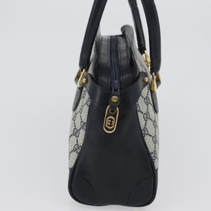 Gucci GG supreme handbag GG canvas, NAVY, PVC, Handbag
