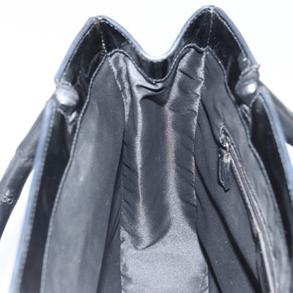 Gucci Vintage Bamboo Handle Bag Patent leather, BLACK, PATENT_LEATHER, Handbag