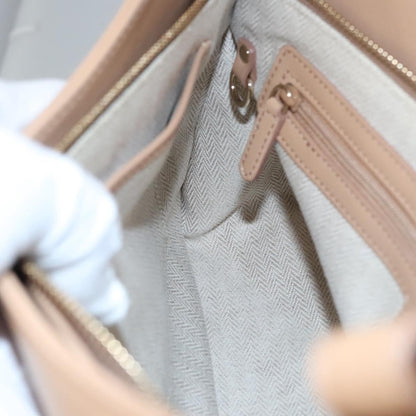 Bvlgari Chandra Hobo Canvas and Leather, BEIGE, CANVAS, Handbag