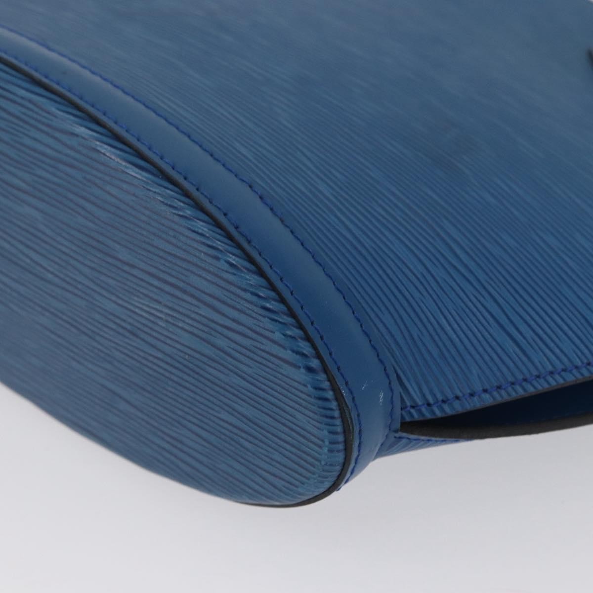 Louis Vuitton Saint Jacques Handbag Epi Leather, BLUE, LEATHER, Handbag